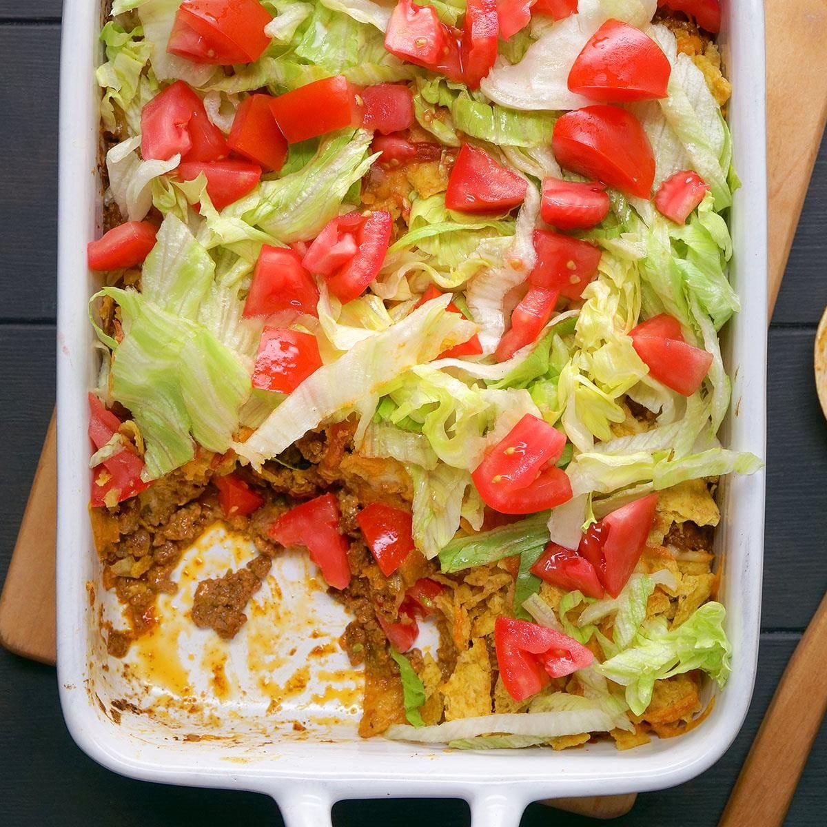 Cheesy Taco Casserole with Chips: A Family-Favorite Twist