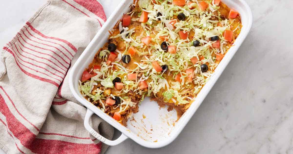 Minute Ground Beef Taco Casserole for Busy Weeknights